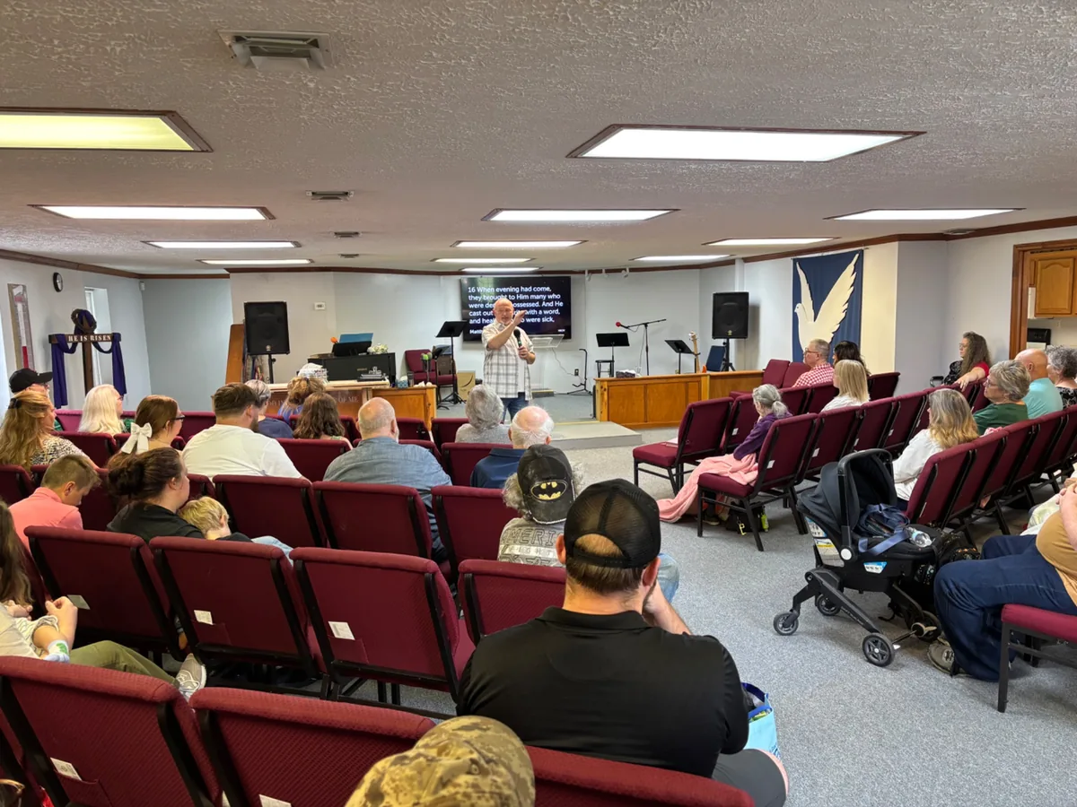 Faith Revolution Church members praying together
