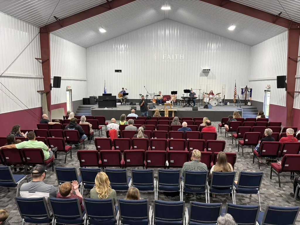 Worship in the new sanctuary at Faith Revolution Church